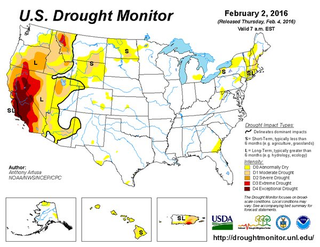 Illustration for article titled El Niño Just Pushed America to Its Lowest Level of Drought in Six Years